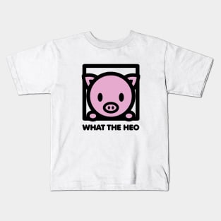 What The Heo Pig Bambu Brand Year Of The Pig Kids T-Shirt